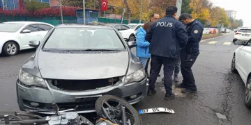 Diyarbakır’da trafik kazası: 1 yaralı