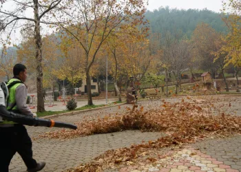 Büyükşehirden parklarda temizlik seferberliği