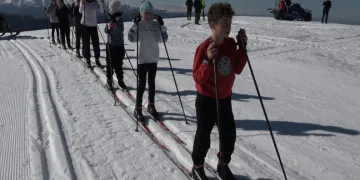 Handüzü Yaylası beyaza büründü