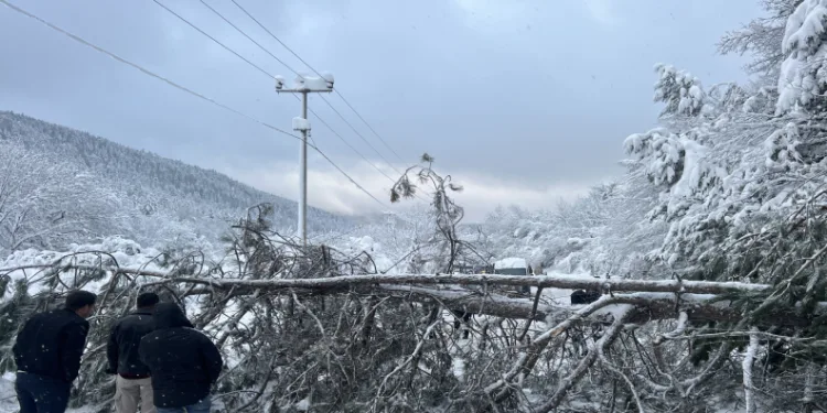 112 köy yolu ulaşıma açıldı