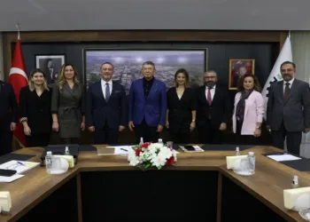 Yeni yönetimine tebrik ziyareti