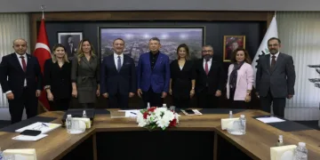 Yeni yönetimine tebrik ziyareti