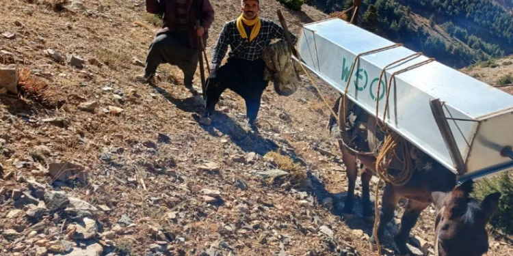 Meralara su sıvatları yerleştirildi