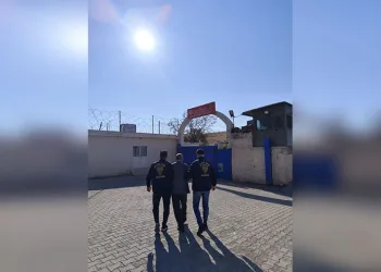 Mardin’de park halindeki otomobilden hırsızlık güvenlik kamerasına yansıdı