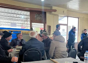 Erzincan’da araç yangını