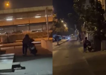Dron görüntüleri patlamanın hasarını gösterdi