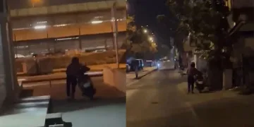 Dron görüntüleri patlamanın hasarını gösterdi