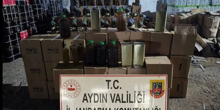 Aydın’da 8 ton sahte sahte zeytinyağı ele geçirildi