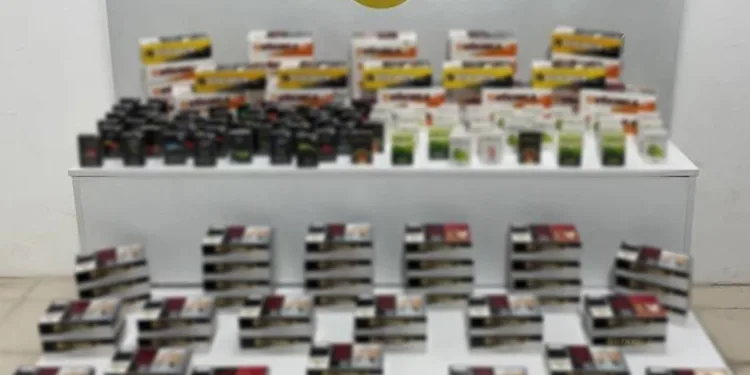 Samsun’da 15 bin 200 adet kaçak makaron ele geçirildi