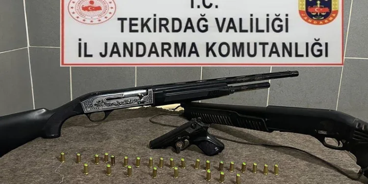 Tekirdağ’da uyuşturucu ve silah ele geçirildi