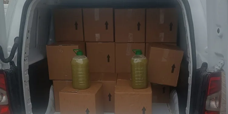 Aydın’da 850 litre tağşiş yağ ele geçirildi