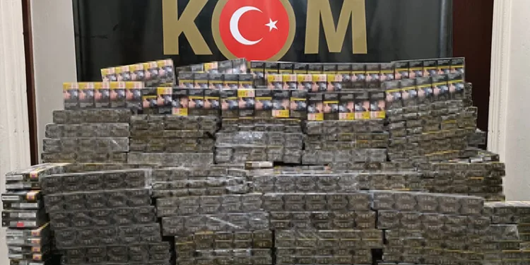 Nusaybin’de 15 bin 850 paket kaçak sigara ele geçirildi