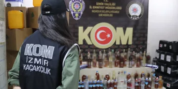 İzmir’de 41 ayrı sahte alkol operasyonu