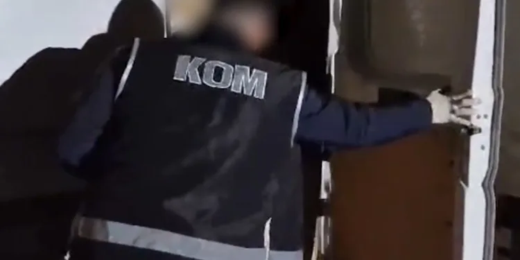 Kayseri’de 1 ton 135 kilo kaçak tütün yakalandı