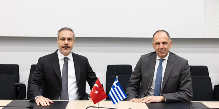 Bakan Fidan, Yunan mevkidaşı Gerapetritis ile görüştü