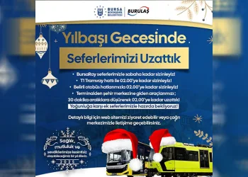 Yılbaşı gecesi ulaşım seferleri uzatıldı