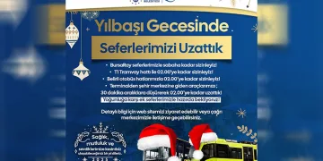 Yılbaşı gecesi ulaşım seferleri uzatıldı