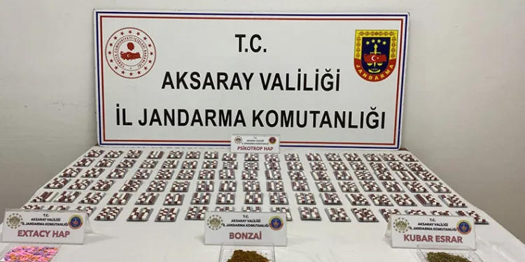 Aksaray’da uyuşturucu tacirine jandarma darbesi