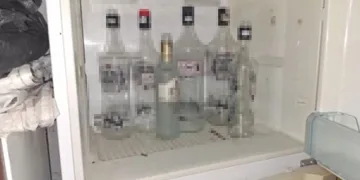 Burdur’da yılbaşı öncesi 333 litre kaçak içki ele geçirildi