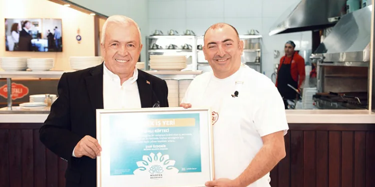 “Örnek İşyeri Belgesi” Vefalı Köfteci’nin
