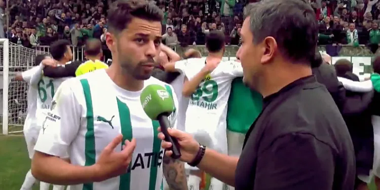 Bursasporlu futbolcu Bora Yılmaz: ”İkinci yarıda asıl kimliğimizi ortaya koyduk”
