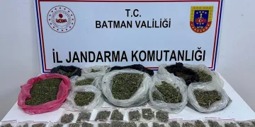 Batman’da bir evden 6 kilo 300 gram uyuşturucu çıktı