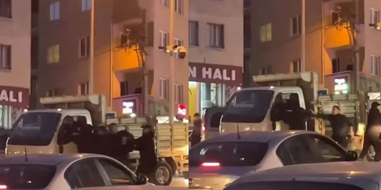 Bursa’da yol verme kavgasında yumruklar havada uçuştu