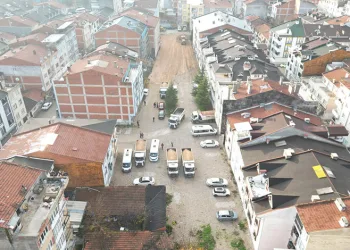 150 araçlık otopark üretiliyor
