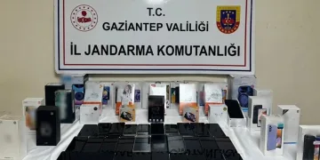 Gaziantep’te 1 milyon TL değerinde kaçak telefon ele geçirildi
