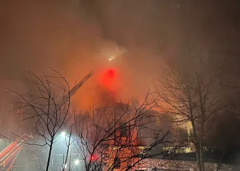 Bursa’da alevler geceyi aydınlattı