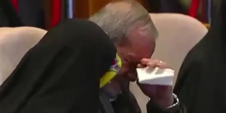İran Cumhurbaşkanı’ndan duygusal anlar