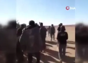 Irak’a kaçan Suriyeli askerlerden protesto