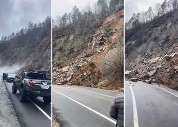 Artvin’de heyelan: Hopa-Borçka karayolu ulaşıma kapandı