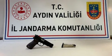 Şüphe üzerine durdurulan şahıstan kurusıkı tabanca ele geçirildi