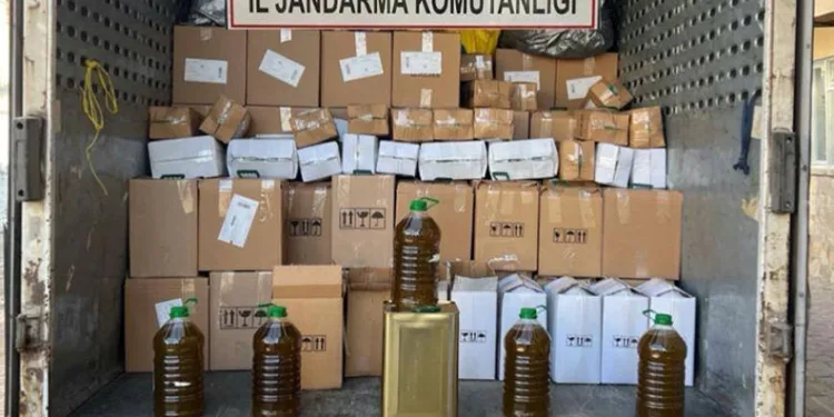 Piyasa değeri 2 milyon TL olan tağşiş yağ ele geçirildi