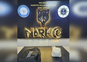 Karadeniz Ereğli’de operasyonda 1 kilogram uyuşturucu ele geçirildi