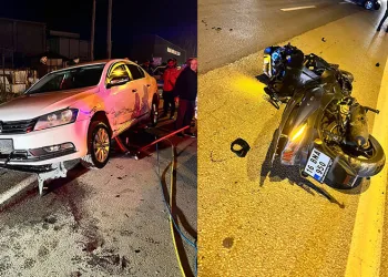 Bursa’da yerde sürüklenen sürücü başka otomobilin altına girdi