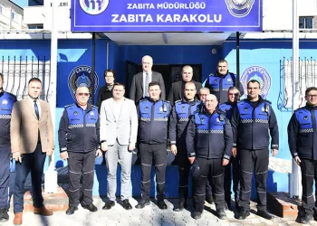 Şükrü Erdem’den yeni zabıta karakoluna ziyaret