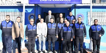 Şükrü Erdem’den yeni zabıta karakoluna ziyaret
