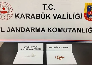 Karabük’te 20 adet sentetik ecza hap ele geçirildi
