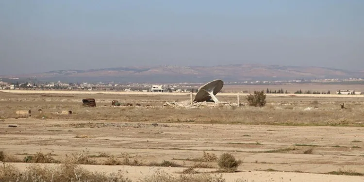 SMO’nun PKK/YPG’den geri aldığı Minnığ Askeri Hava Üssü görüntülendi