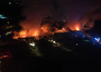 Bursa’da gıda deposunda yangın