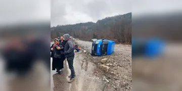Falezlerden uçan araca ulaşıldı acılı baba konuştu: “Araç bizim ancak araç diye bir şey kalmamış”