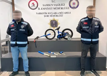 Samsun’da bir evde çok sayıda silah ve mühimmat ele geçirildi