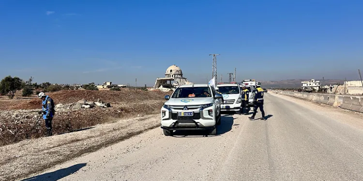 Tel Rıfat’ta yollara döşenen bombalar temizleniyor