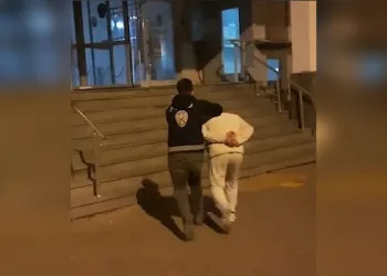 Köpekten kaçarken hafif ticari araca çarpan motosiklet sürücüsü yaralandı