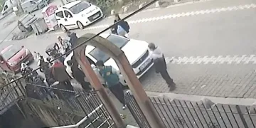 İnşaatın iskelesinden düşen işçi yaralandı