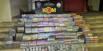 Adana’da bin 350 elektronik sigara ele geçirildi