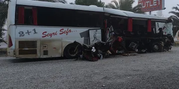 Denizli’de feci kaza…