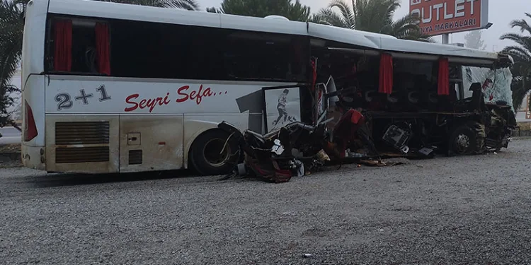 Denizli’de feci kaza…